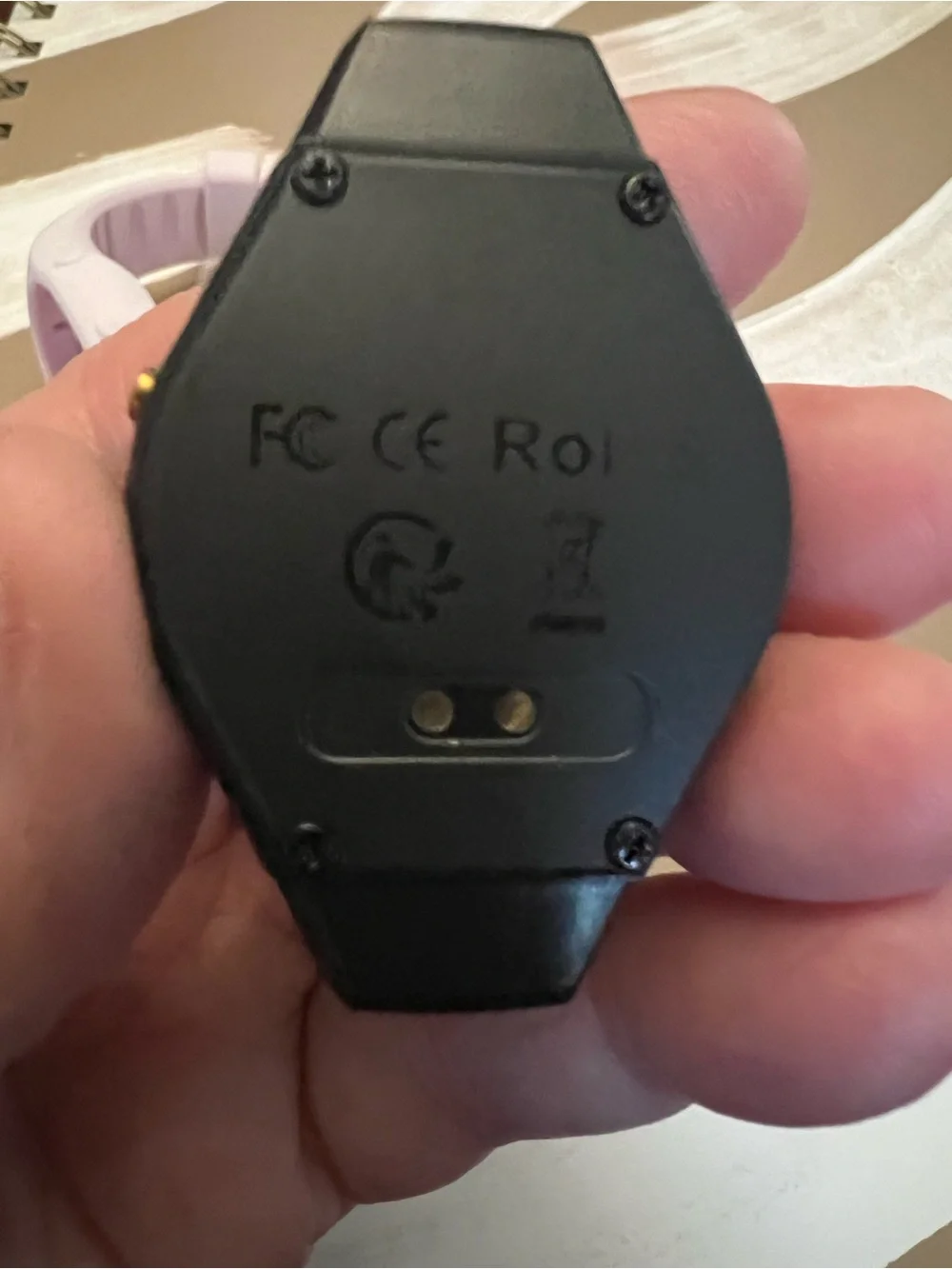 Lilac Silicone Smart Watch with Heart Rate & Sleep Monitor